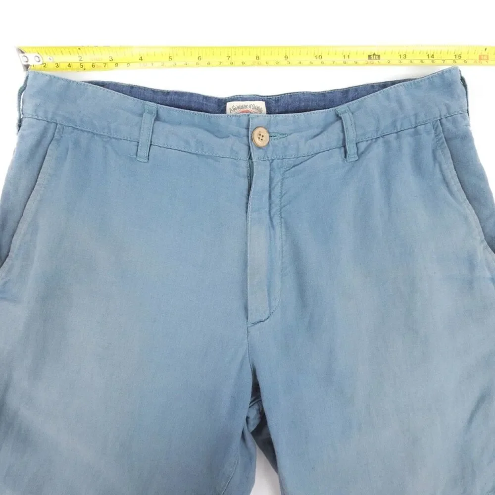 FAHERTY Malibu Linen & Cotton Chino Shorts Resort Casual Old Money Quiet Luxury